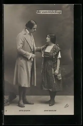 AK Der unsterbliche Lump, Operette-Darsteller Otto Storm und Mimi Marlow
