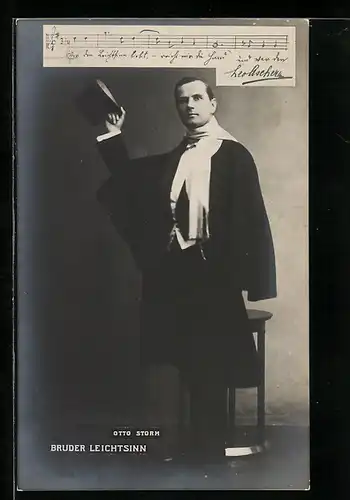 AK Bruder Leichtsinn mit Otto Storm, Operette