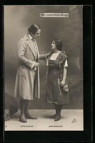 AK Der unsterbliche Lump, Operette-Darsteller Otto Storm und Mimi Marlow