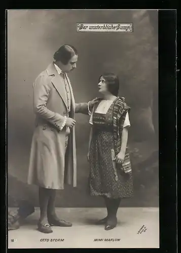 AK Der unsterbliche Lump, Operette-Darsteller Otto Storm und Mimi Marlow