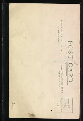 Künstler-AK Handgemalt: Landschaft mit Bergen