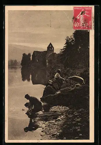 AK Beaulieu, La Chapelle des Penitents sur la Dordogne