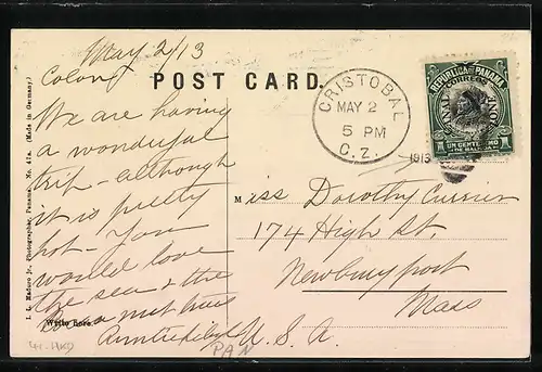 AK Cristobal Colon, Canal Zone