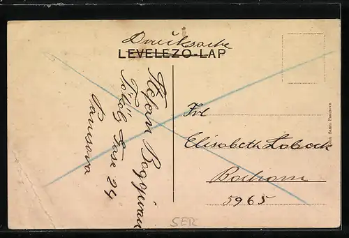 AK Pancsova, Almasergasse