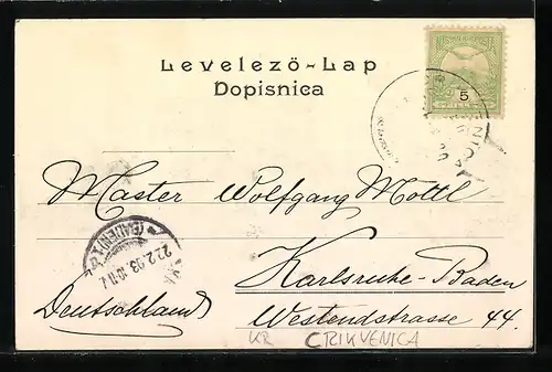 AK Crikvenica, Hotel Erzherzog Josef