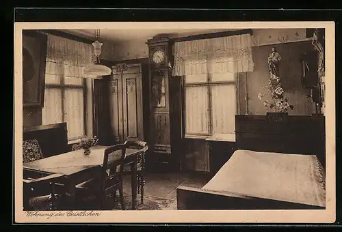 AK Laubnitz b. Camenz, St. Josefstift, Wohnung des Geistlichen