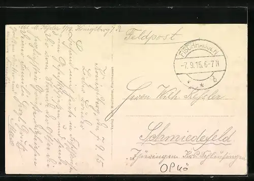 AK Fischhausen, Partie aus dem Hafen