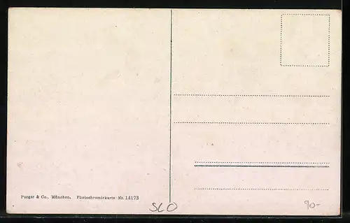 AK Tolmein am Isonzo, Ortsansicht