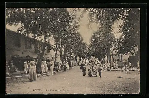 AK Sétif, La Rue du 19. Leger