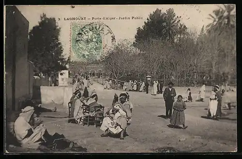 AK Laghouat, Porte d`Alger, Jardin Public
