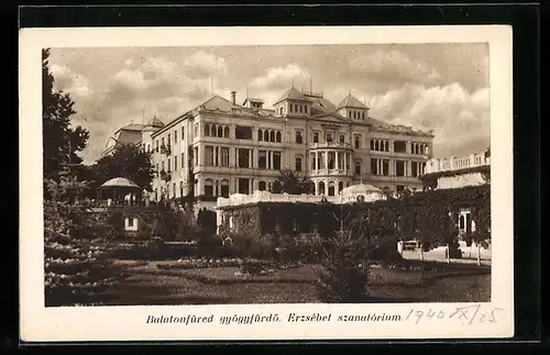 AK Balatonfüred, Erzsébet szanatórium