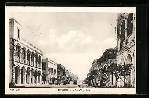 AK Djibouti, La Rue d`Abyssinie