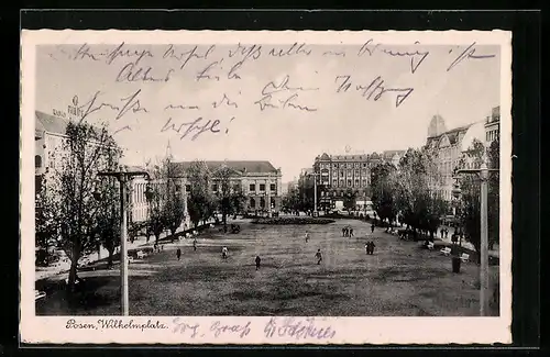 AK Posen, Wilhelmplatz