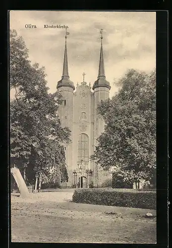 AK Oliva, Ansicht der Klosterkirche