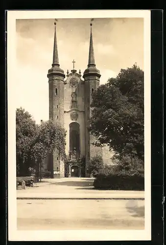 AK Oliva, Ansicht der Domkirche