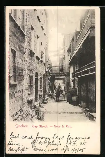 AK Quebec, Cap Street, Sous le Cap