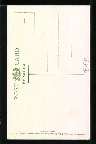 AK Bermuda, Cathedral, Blick auf das Eingangsportal