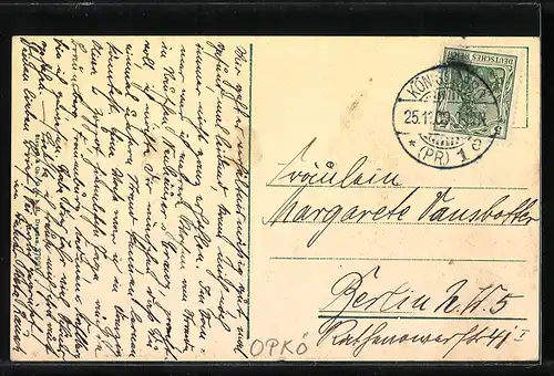 AK Königsberg i. Pr., am Schloss