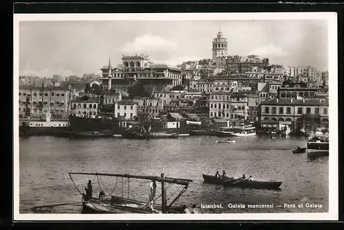 AK Istanbul, Galata manzarasi, Pera et Galata