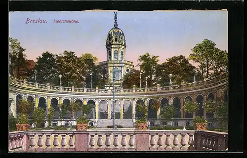 AK Breslau, Anlage auf der Liebichshöhe