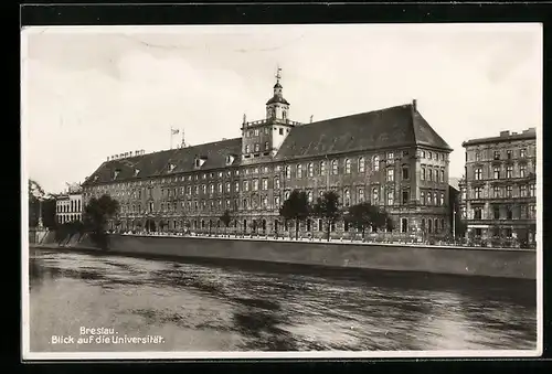 AK Breslau, Blick auf die Universität