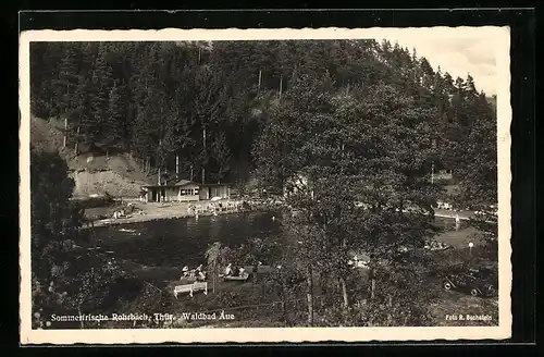 AK Rohrbach /Thür., Waldbad Aue