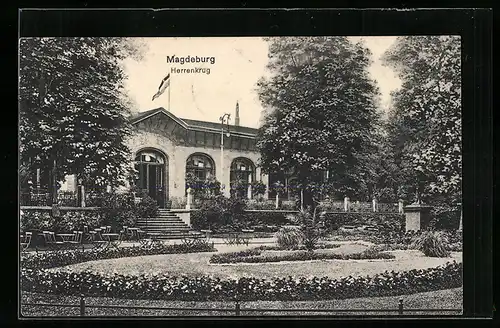 AK Magdeburg, Gasthaus Herrenkrug