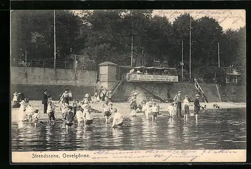 AK Hamburg-Övelgönne, Strandpartie, Oevelgönne