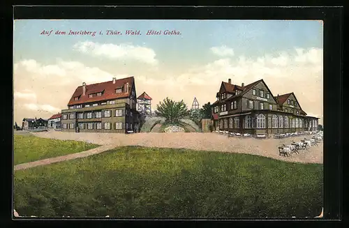 AK Inselsberg i. Thür. Wald, Hotel Gotha