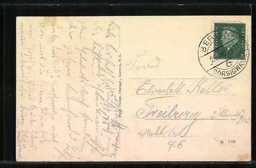 AK Baruth, Baruther Heide mit Rehen