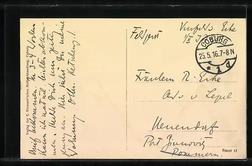 AK Coburg, Marktplatz mit Rathaus