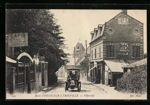 AK Trouville, Cafe Restaurant Champetre Prieur dans Route d`Honfleur-Trouville-Villerville