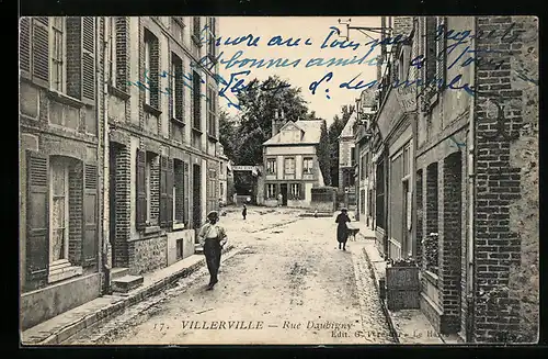 AK Villerville, Rue Daubigny