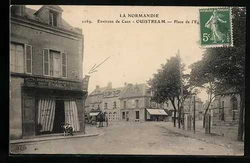 AK Ouistreham, Place de l`Eglise