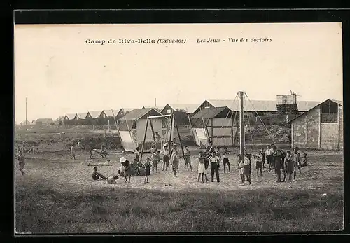 AK Camp de Riva-Bella, Les Jeux, Vue des dortoirs