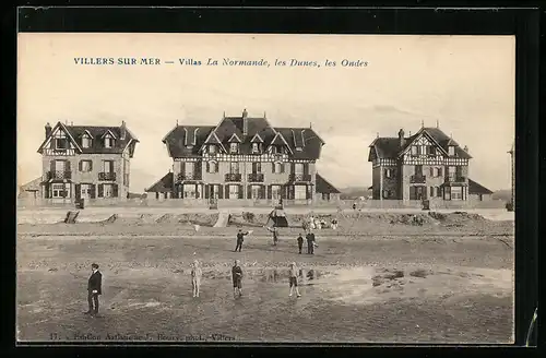 AK Villers-sur-Mer, Villas La Normande, les Dunes, les Ondes