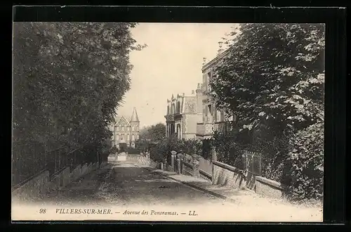 AK Villers-sur-Mer, Avenue des Panoramas