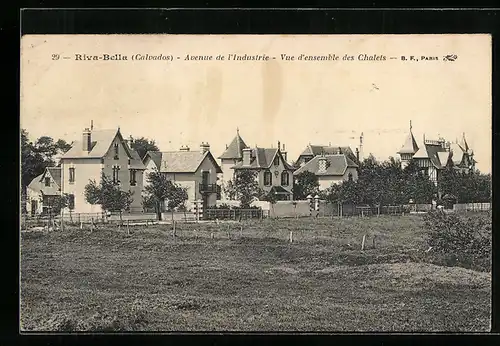 AK Riva-Bella, Avenue de l`Industrie, Vue d`ensemble des Chalets