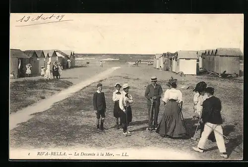 AK Riva-Bella, La Descente à la Mer