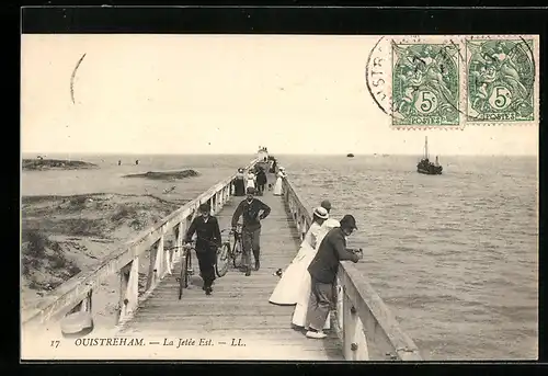 AK Ouistreham, La Jetée Est