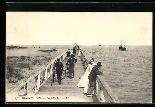 AK Ouistreham, La Jetée Est