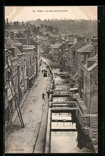 AK Vire, La Rue aux Teintures