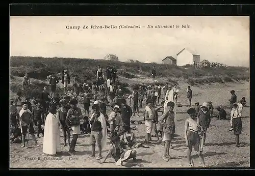 AK Riva-Bella, Camp de Riva-Bella, En attendant le Bain