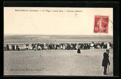 AK Riva-Bella, La Plage à maree basse, Courses pedestres