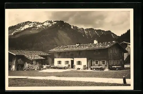 AK Unken, Alpengasthaus Heuthal des Josef Wimmer