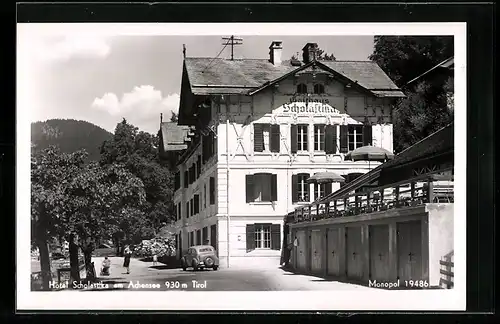 AK Achensee, Partie am Hotel Scholastika