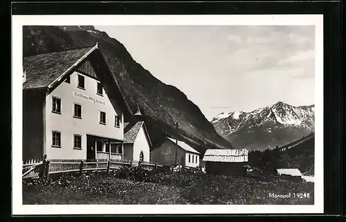 AK Trenkwald im Pitztal, Gasthof und Pension Edelweiss von Alois Pfeifhofer