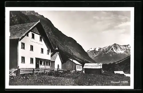 AK Trenkwald im Pitztal, Gasthof Edelweiss von Alois Pfeifhofer