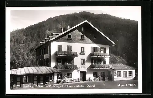 AK Iselsberg, Hotel Defreggerhof, Grenze Krnten-Osttirol