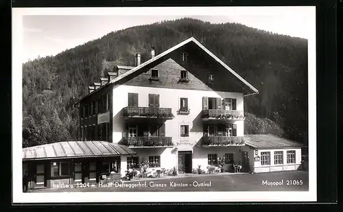 AK Iselsberg, Hotel Defreggerhof, Grenze Krnten-Osttirol